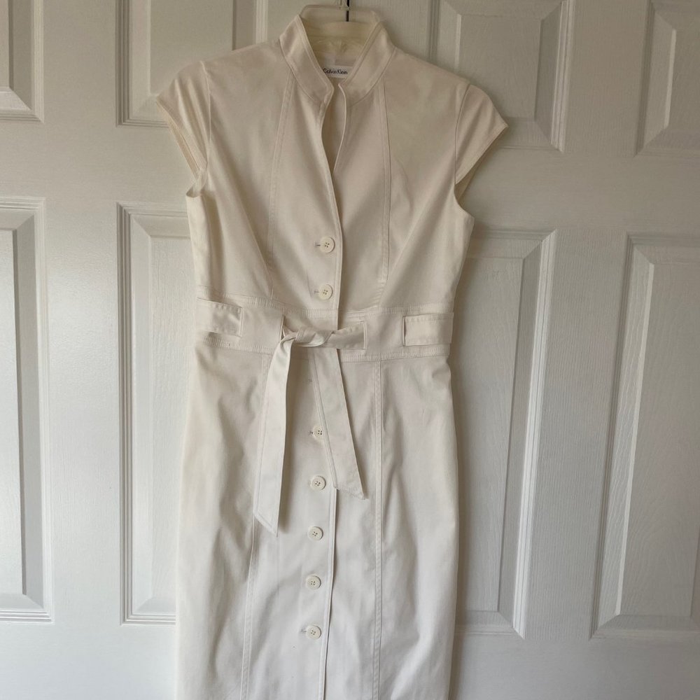 Calvin Klein button front dress